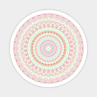 Colorful Funky Mandala Magnet